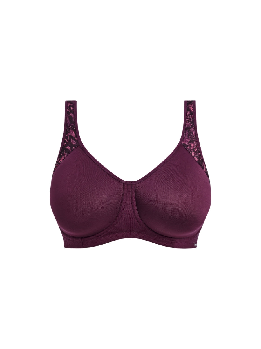 Sonic Moulded Spacer Sports Bra - Viper