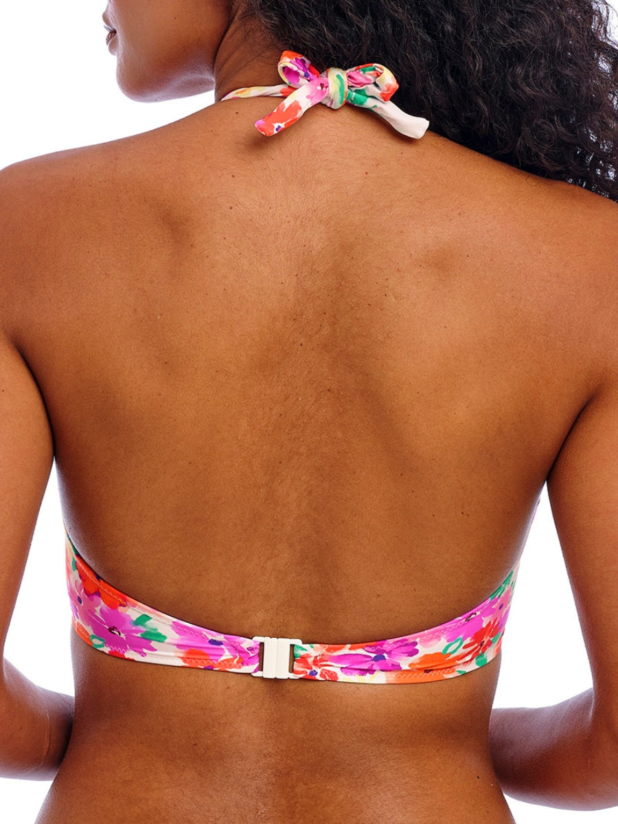 Summer Soul Halterneck Bikini Top - White