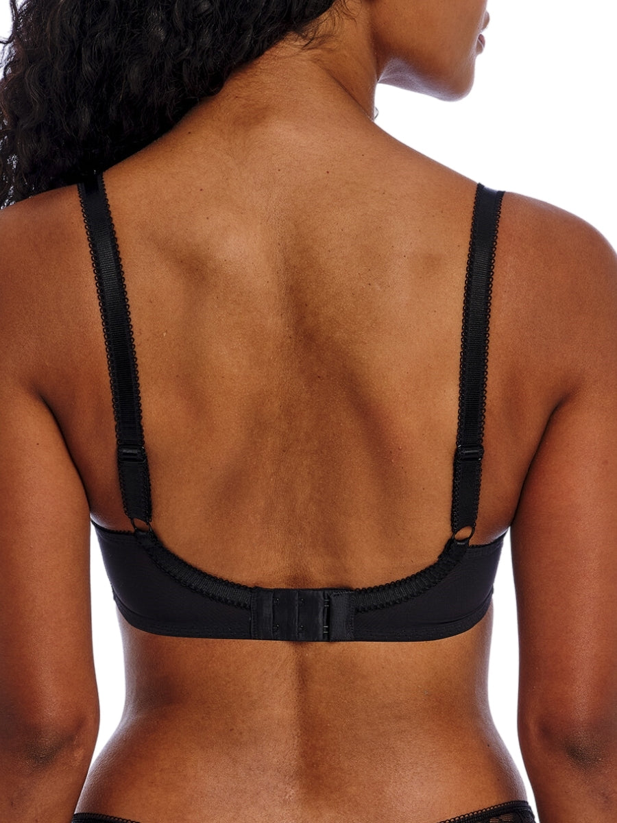 Sydnie High Apex Plunge Bra - Black