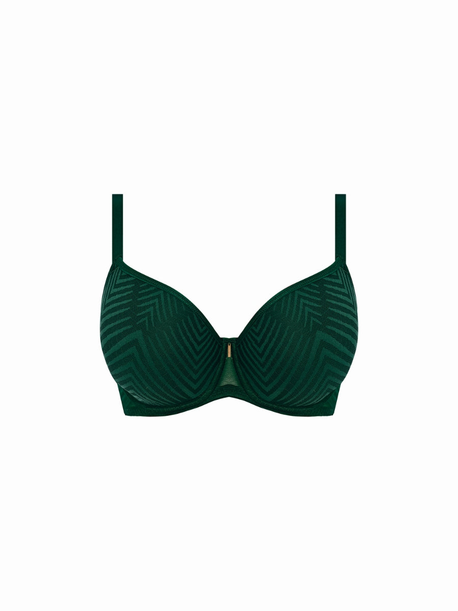 Tailored Plunge T-Shirt Bra - Deep Emerald