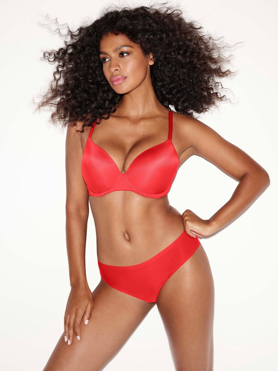 Undetected Sweetheart T-Shirt Bra - Chilli Red