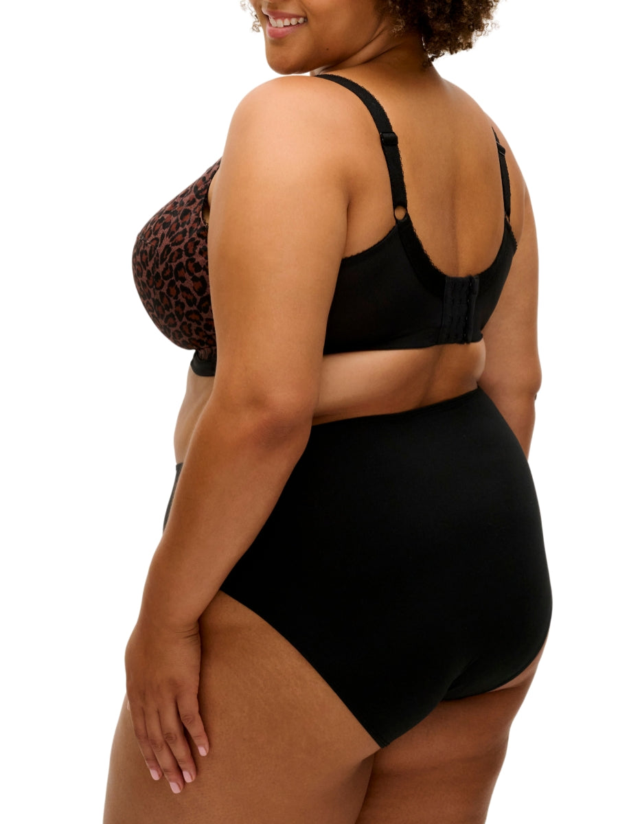Kayla Full Coverage Full Cup Bra - Dark Leopard