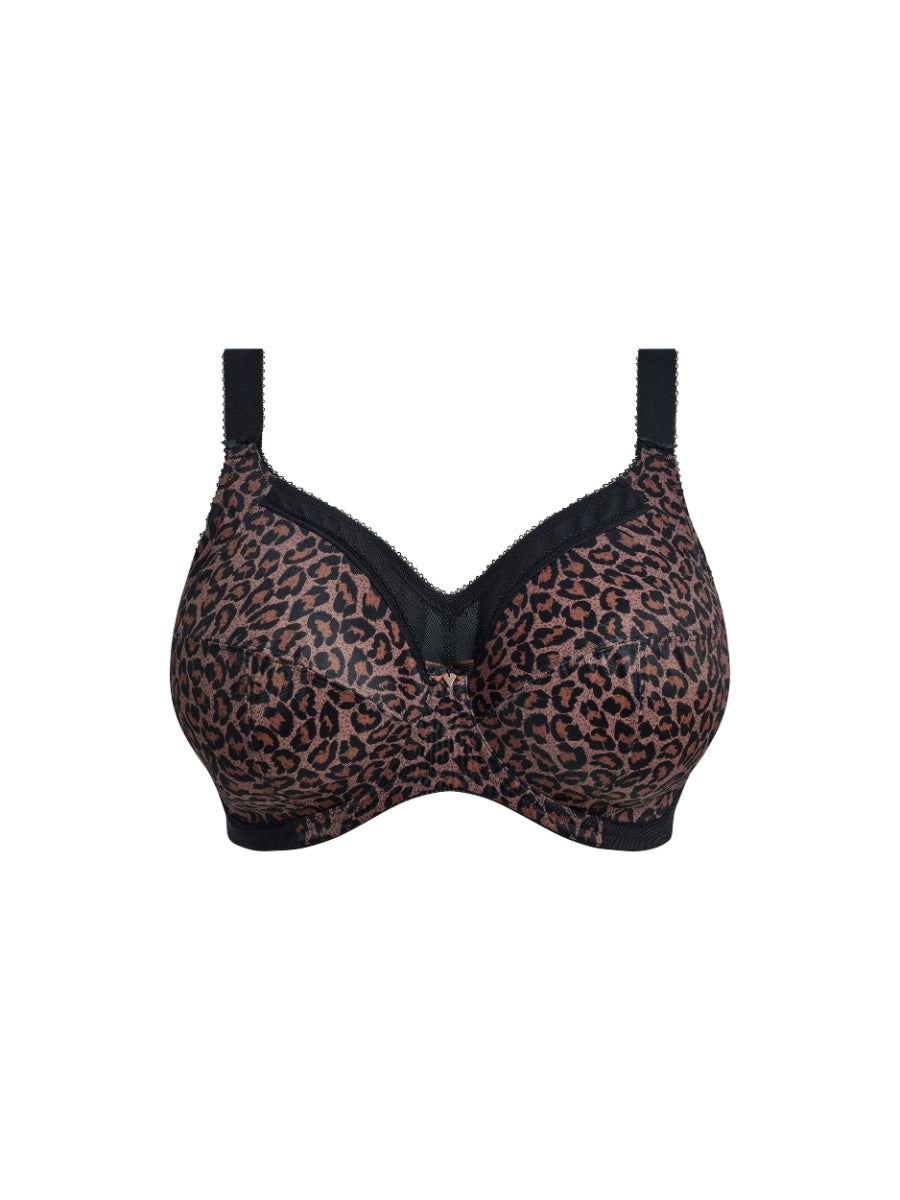 Kayla Full Coverage Full Cup Bra - Dark Leopard