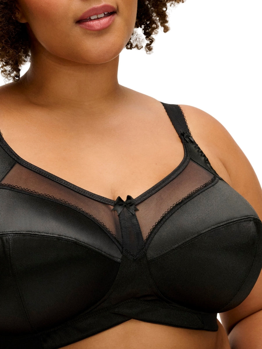 Keira Non Wired Full Cup Bra - Black