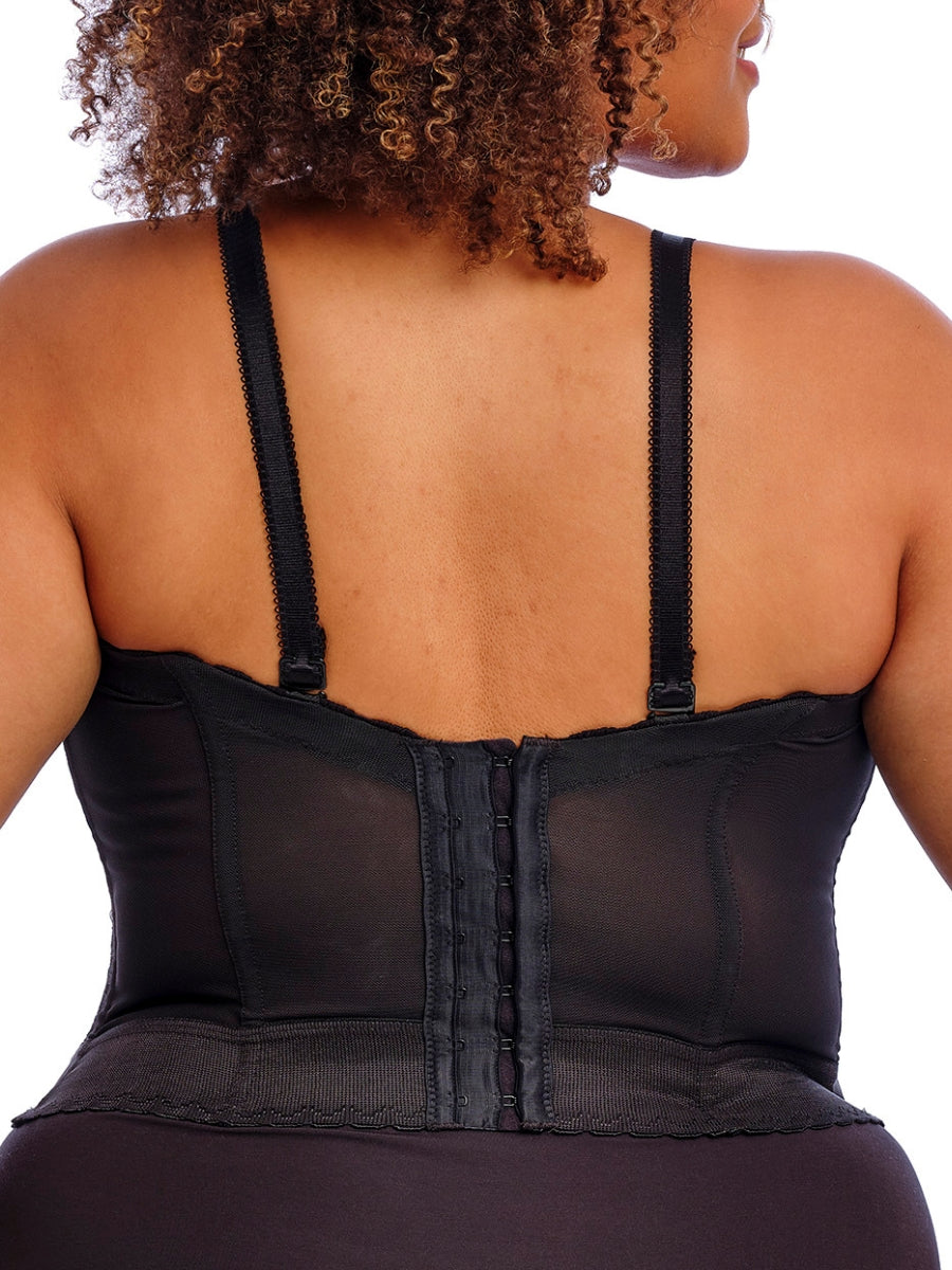 Lace Bridal Bustier - Black