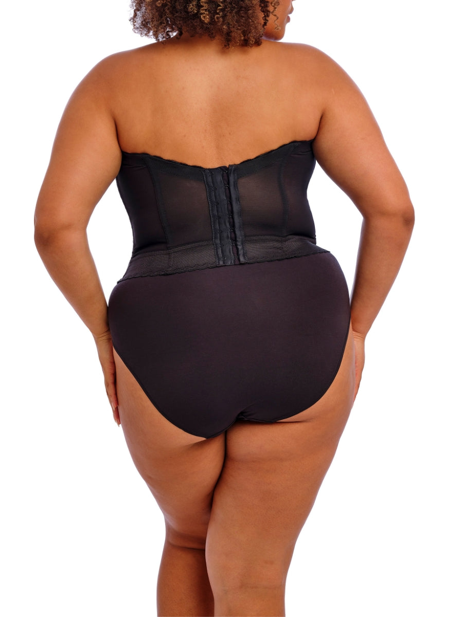 Lace Bridal Bustier - Black