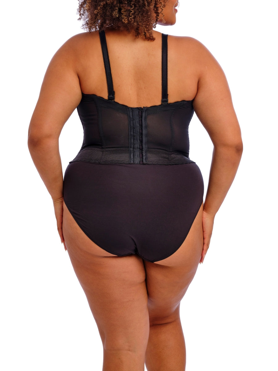 Lace Bridal Bustier - Black
