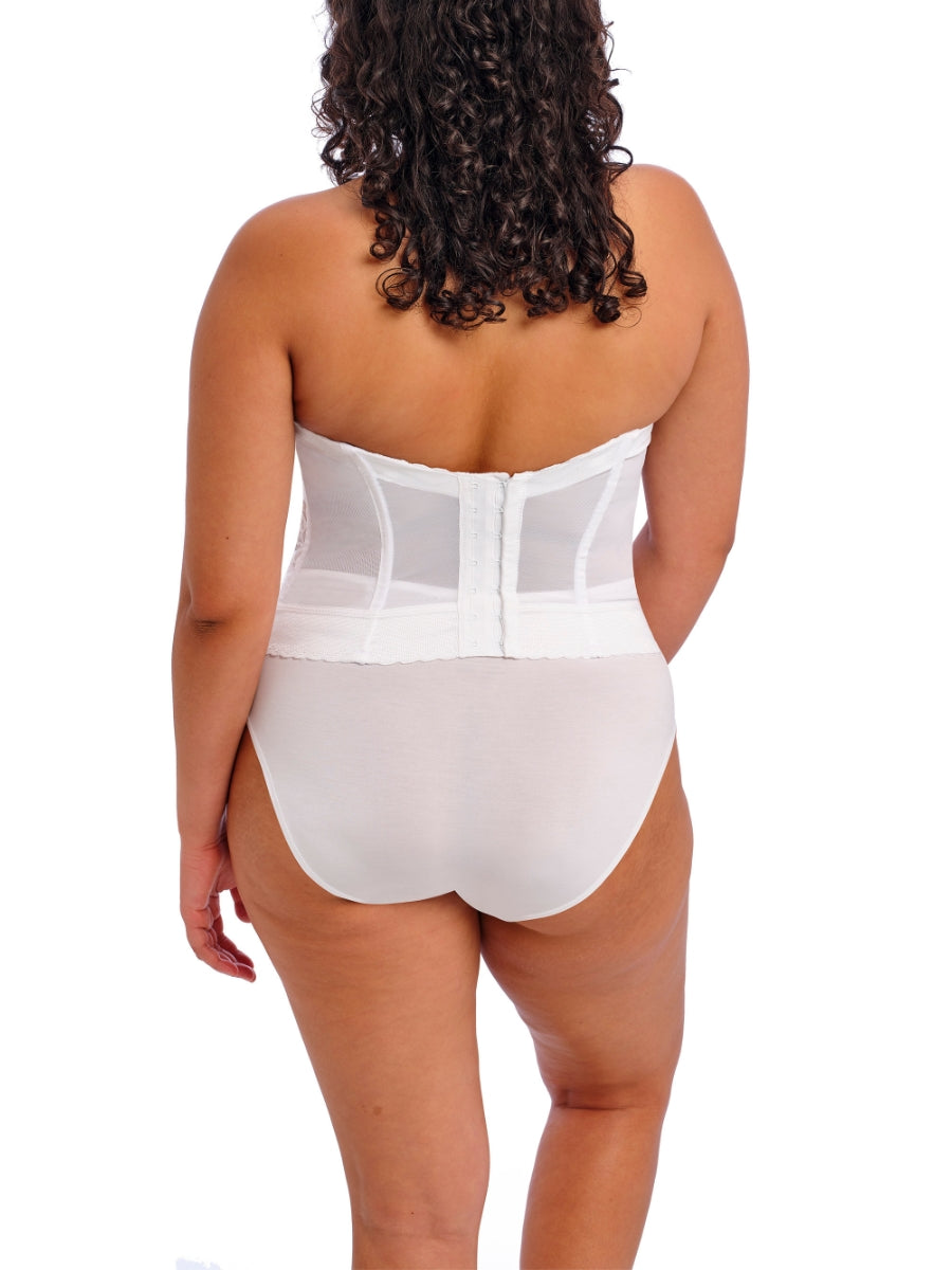 Lace Bridal Bustier - White