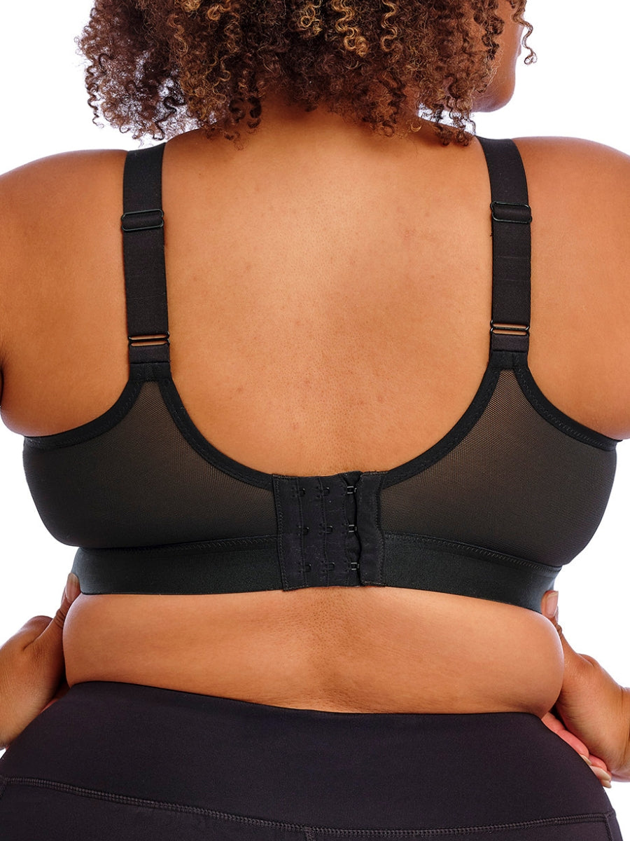 Non Wired Sports Bra - Black Snake