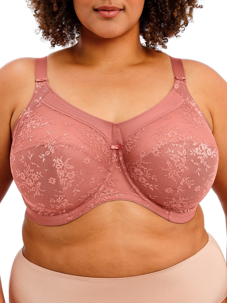 Verity Full Coverage Full Cup Bra - Rosewood