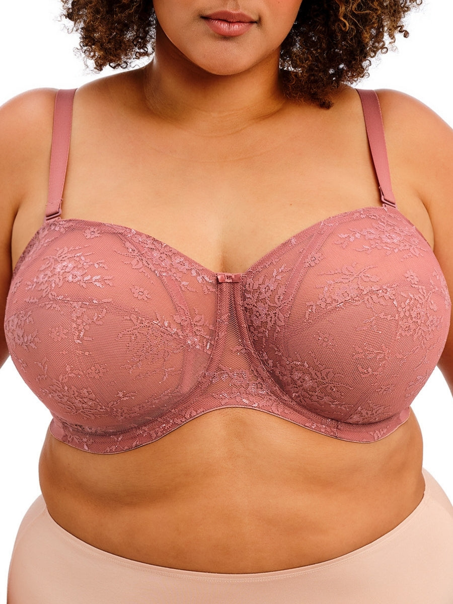 Verity Strapless Bra - Rosewood