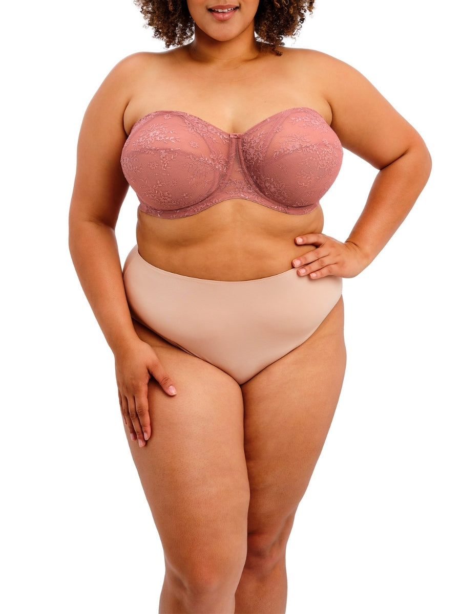 Verity Strapless Bra - Rosewood