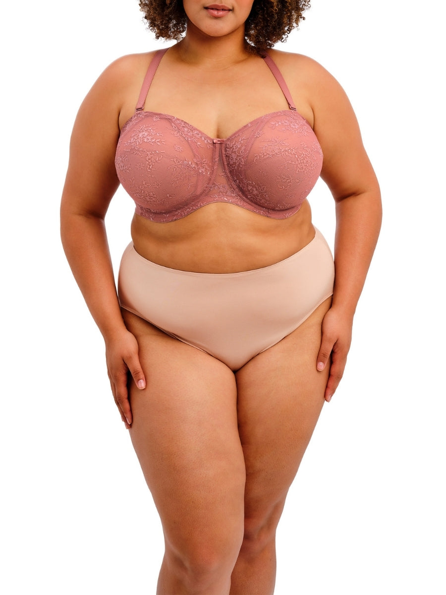 Verity Strapless Bra - Rosewood