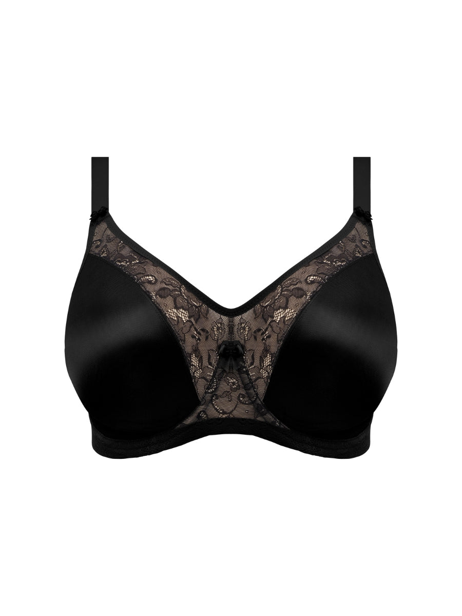 Yvette Moulded Full Cup Bra - Black