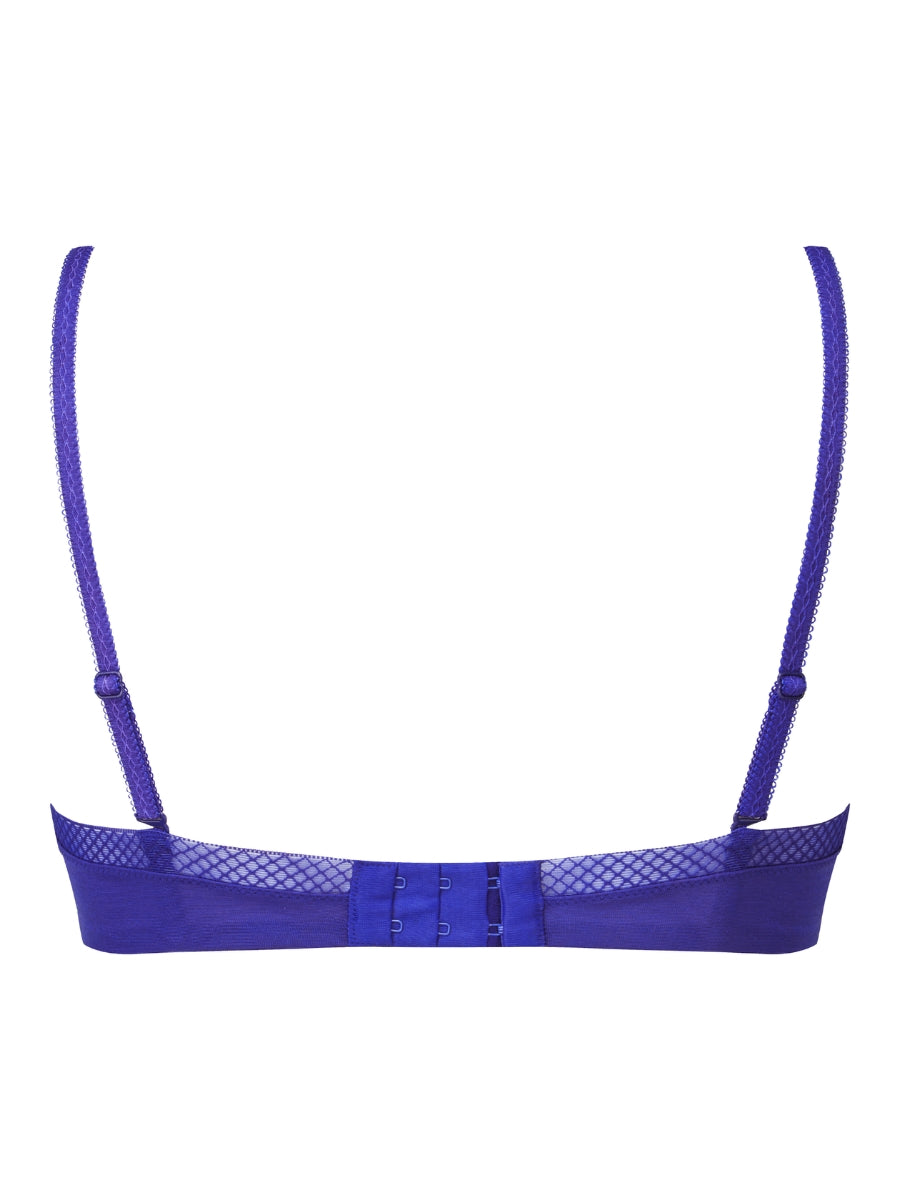 Glossies Sheer Moulded Bra - Spectrum Blue