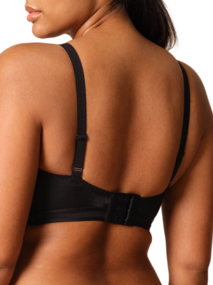 Glossies Sheer Bralette - Black