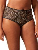 Glossies Leopard Deep Brief