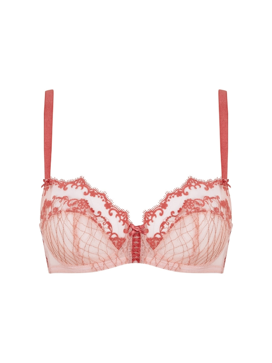 Lacage Balconette Bra - Rose