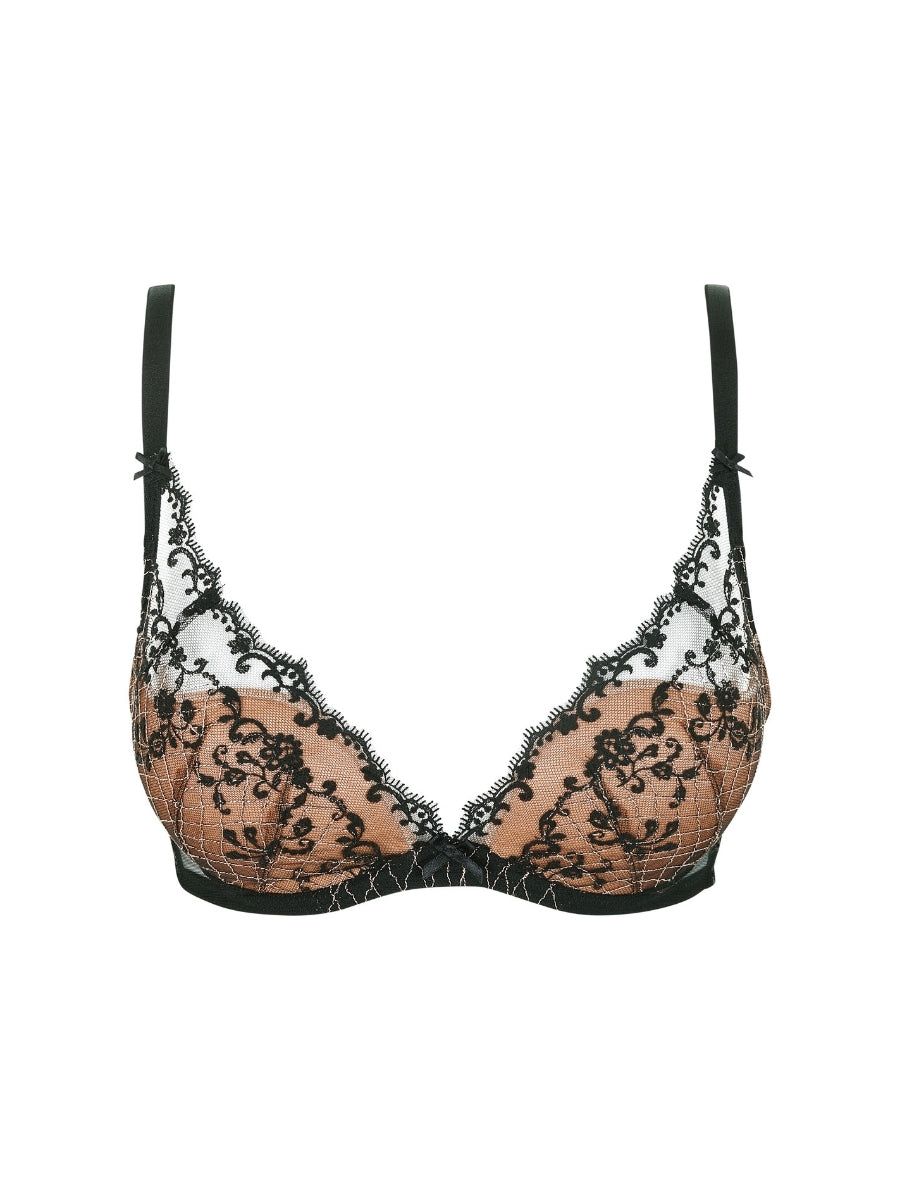 Lacage Padded High Apex Bra - Black