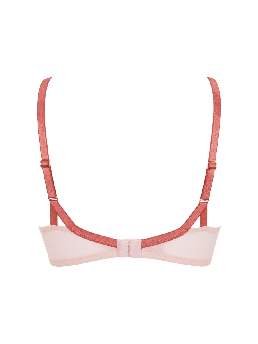 Lacage Padded High Apex Bra - Rose