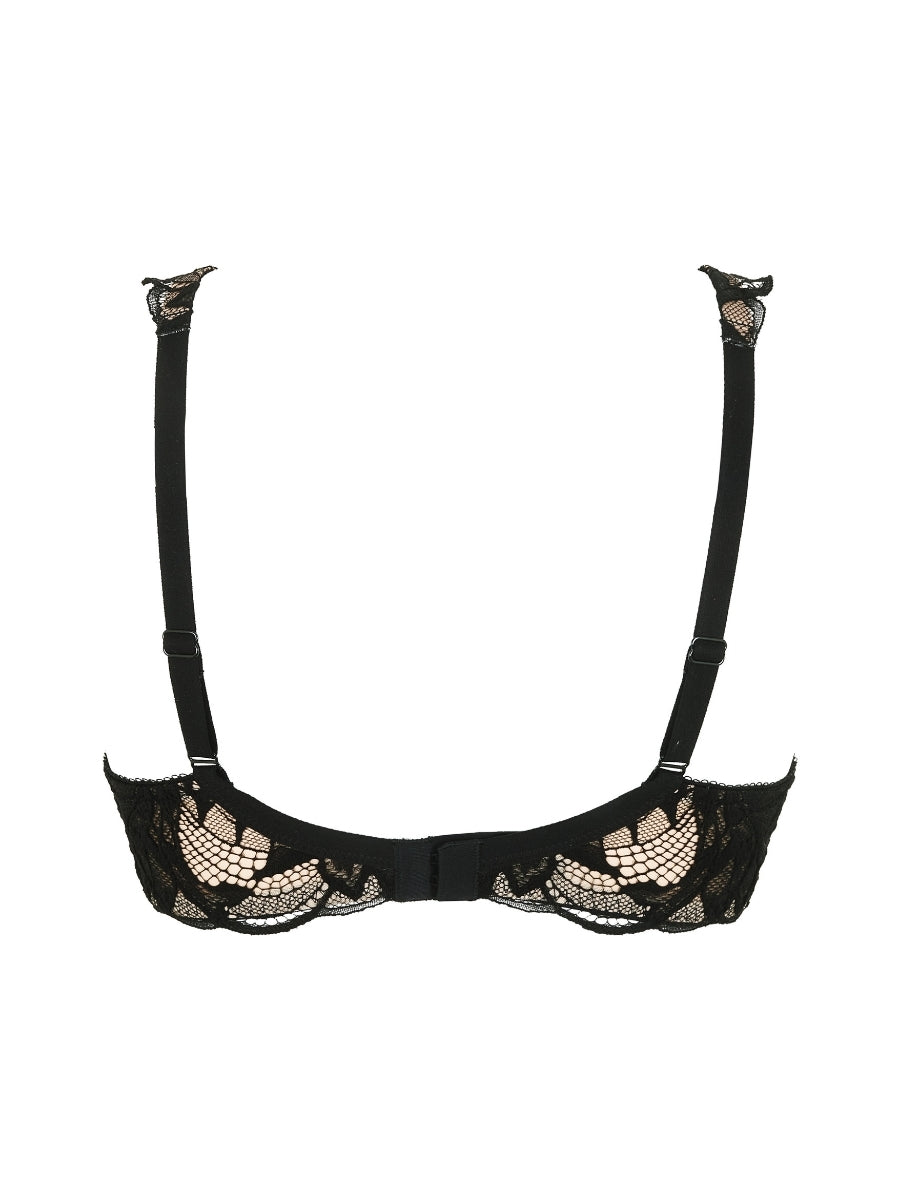 Lace Soirée Full Cup Bra - Black