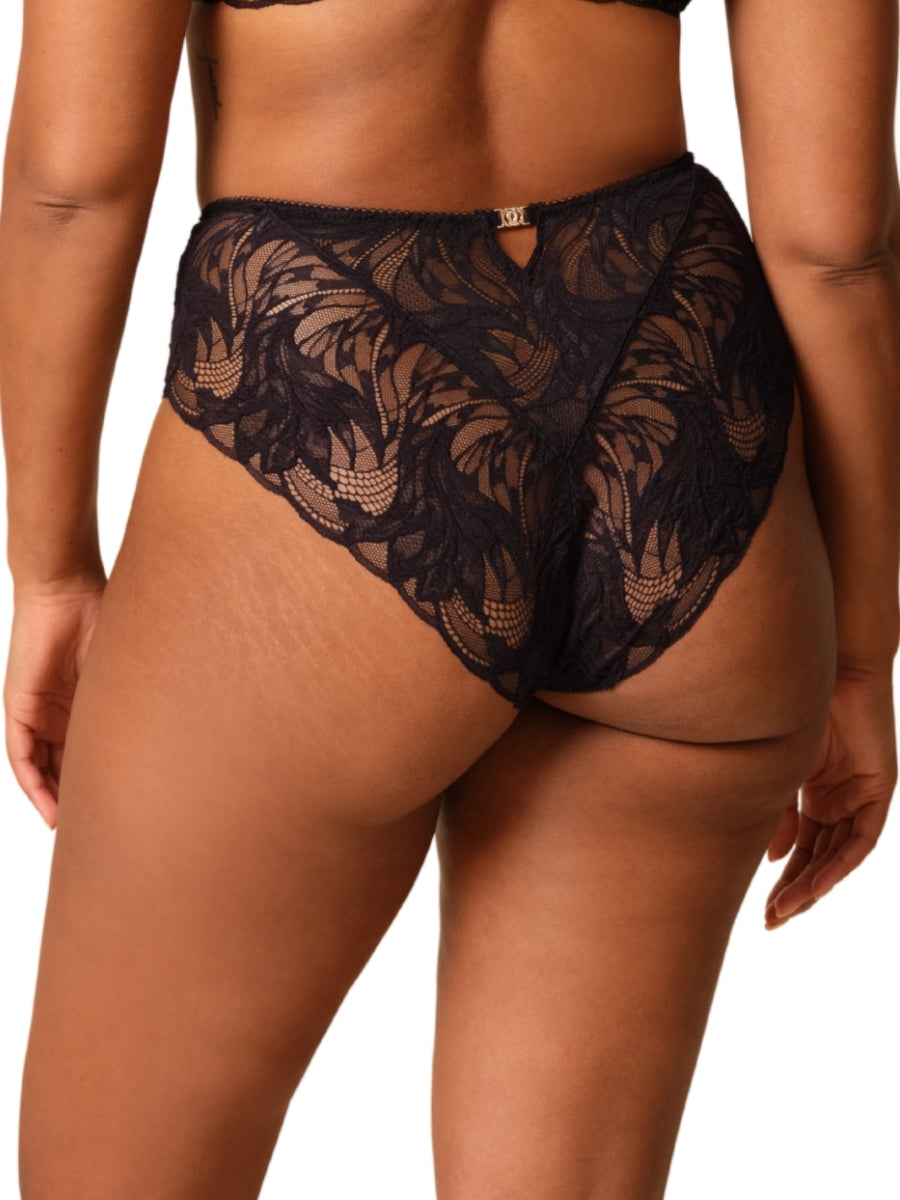 Lace Soirée High Waist Brief