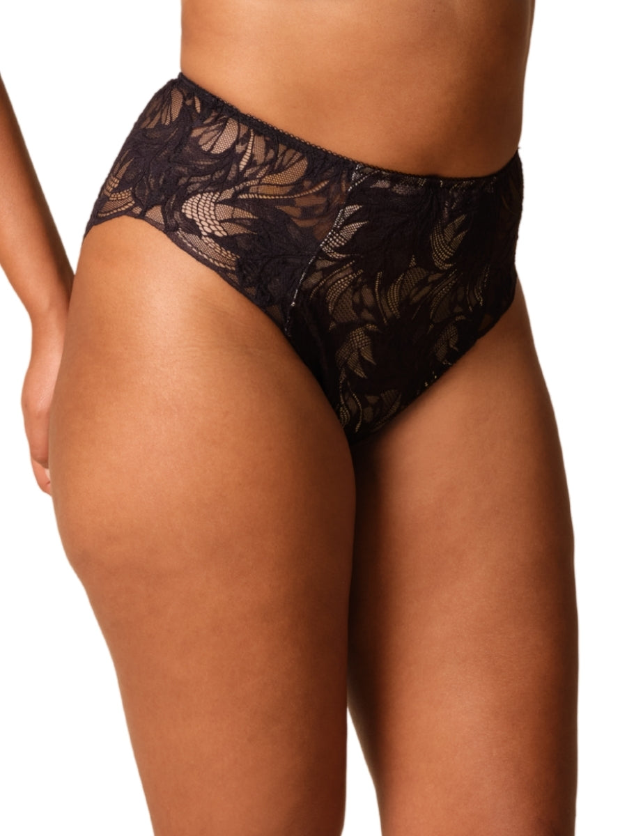 Lace Soirée High Waist Brief