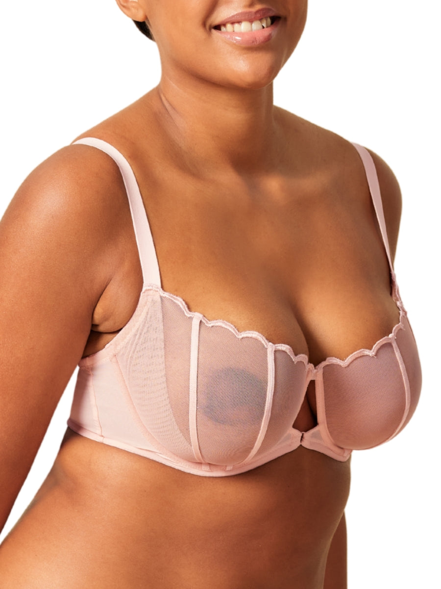 Obsession Balconette Bra - Blush