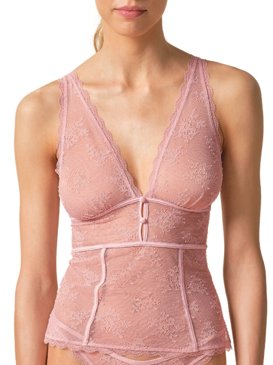 Vintage Romance Cami Top - Soft Pink