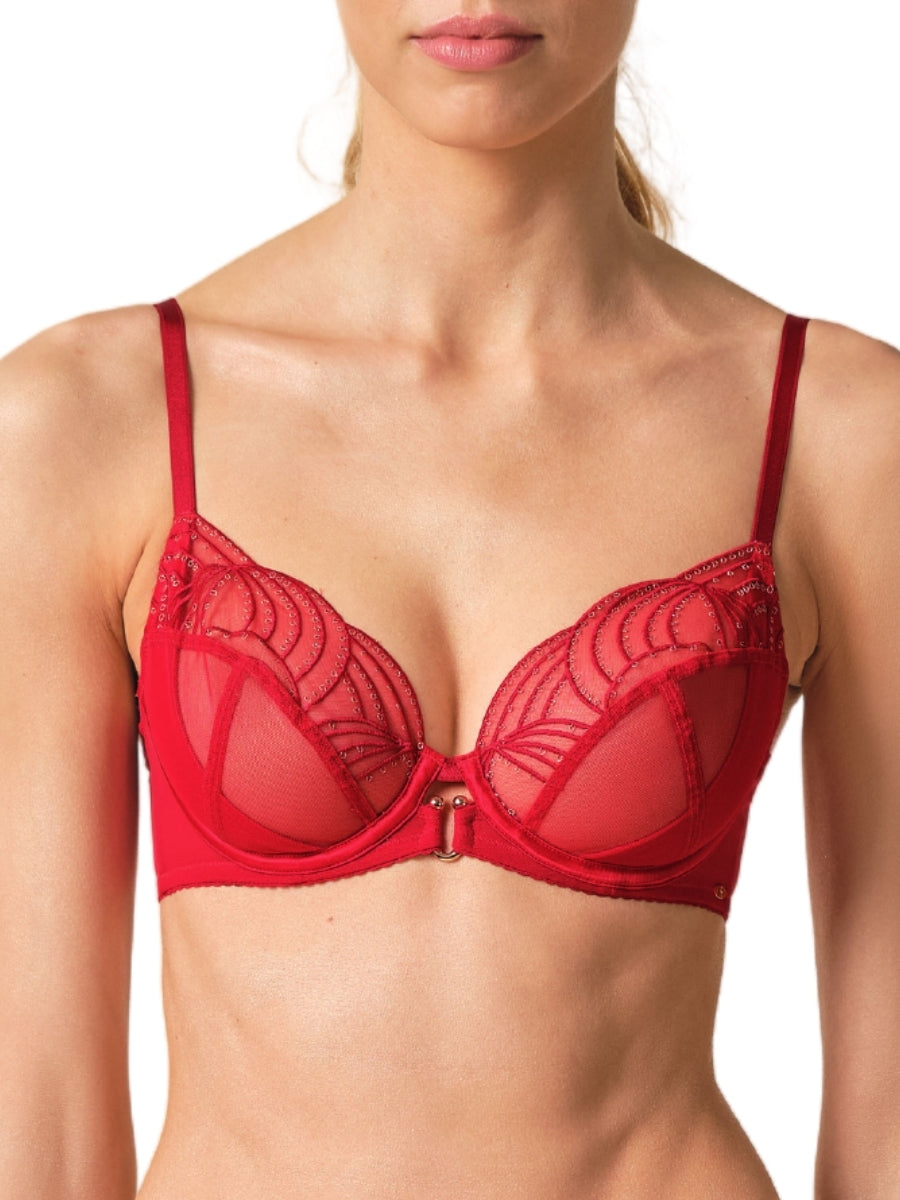 Viva Plunge Bra - Tango Red