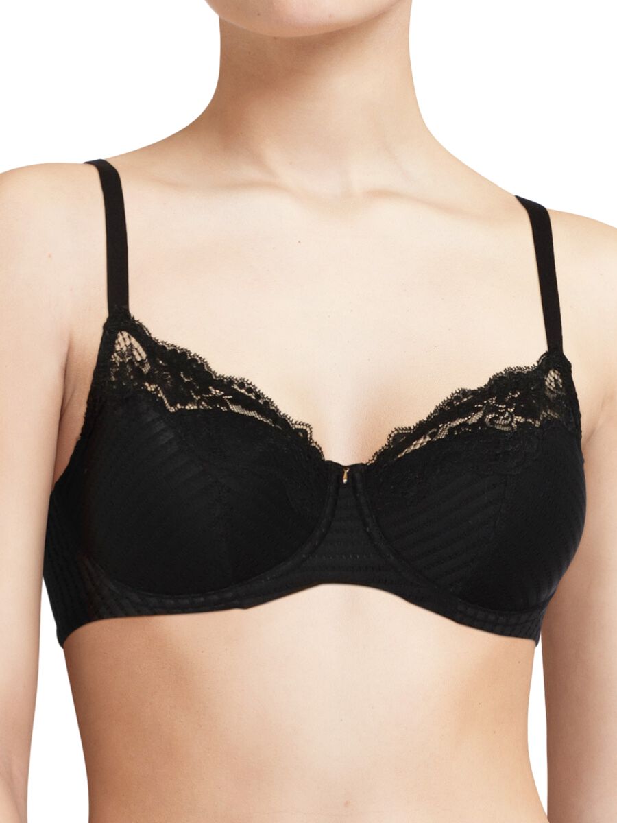 chantelle easy feel marilyn covering bra black