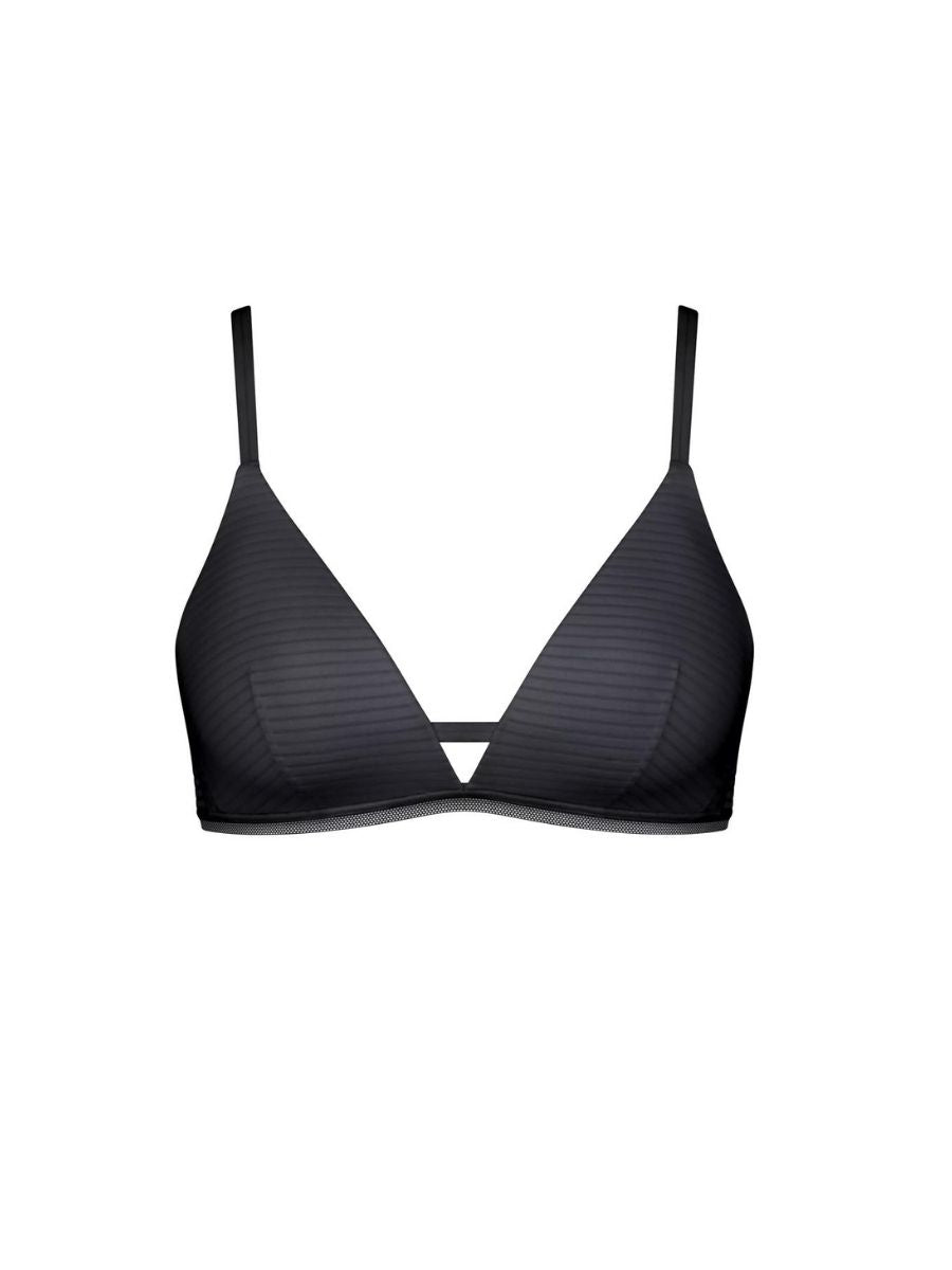 Ever Fresh Plus Plunge Bralette - Black