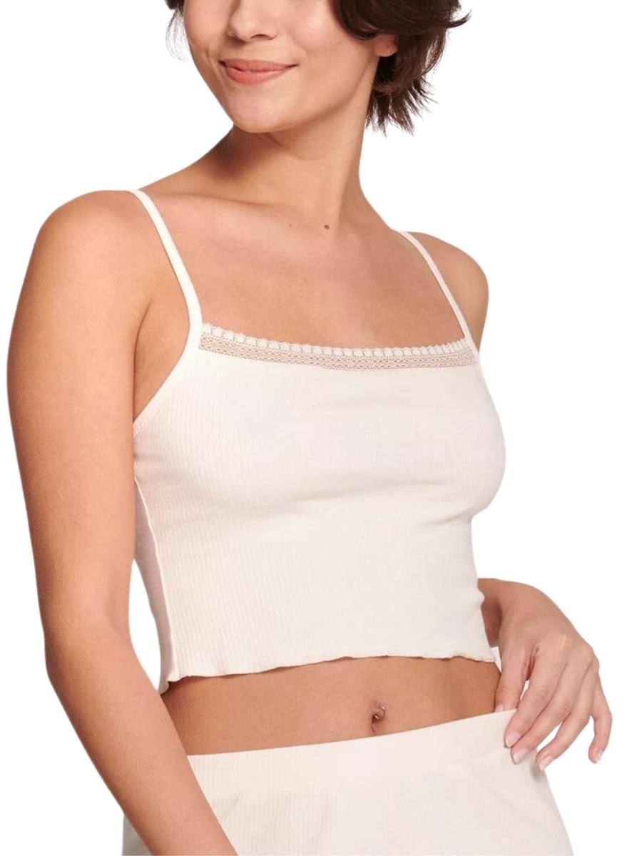 sloggi go ribbed crop top