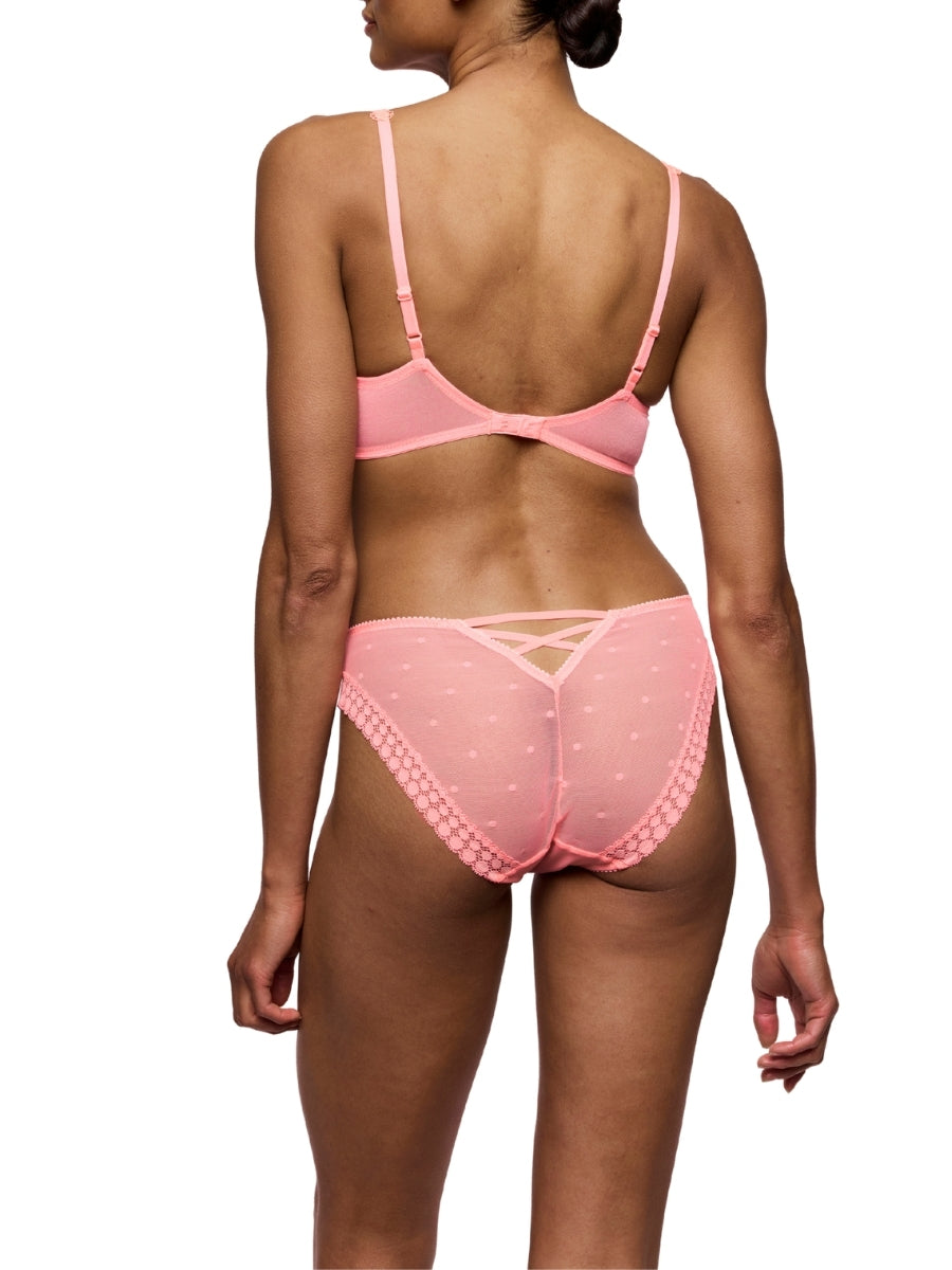 Annaelle Padded Heartshape Bra - Neon Peach