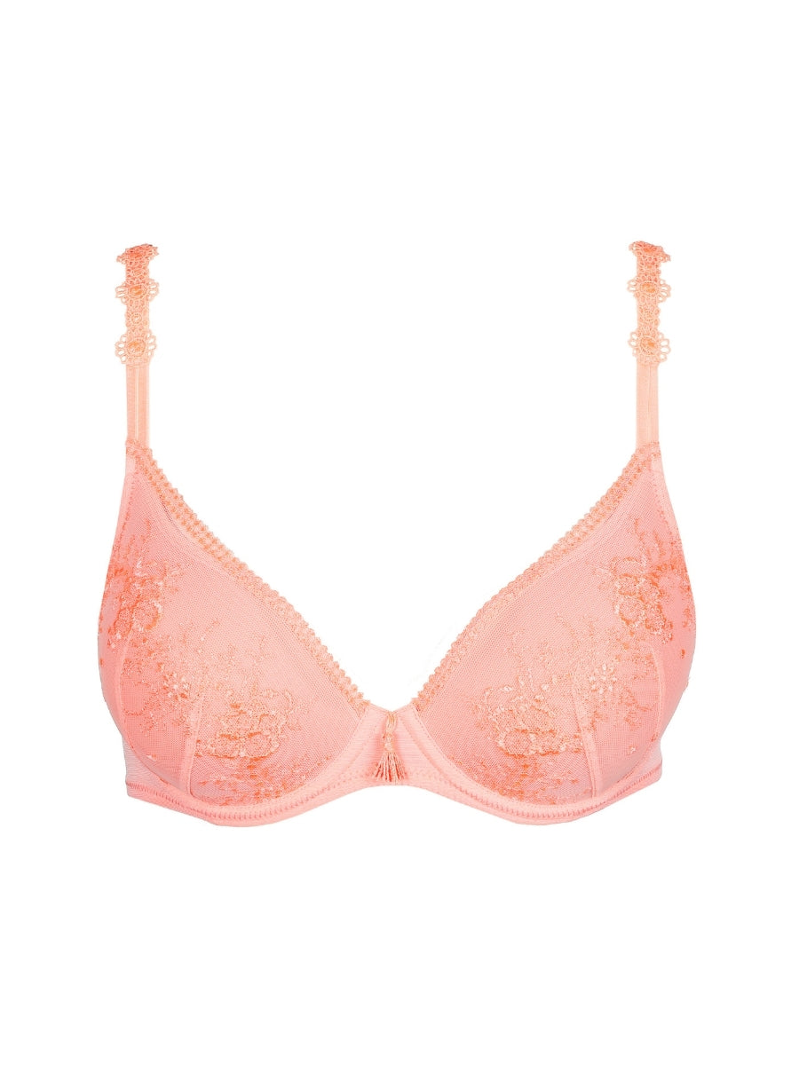 Annaelle Padded Heartshape Bra - Neon Peach