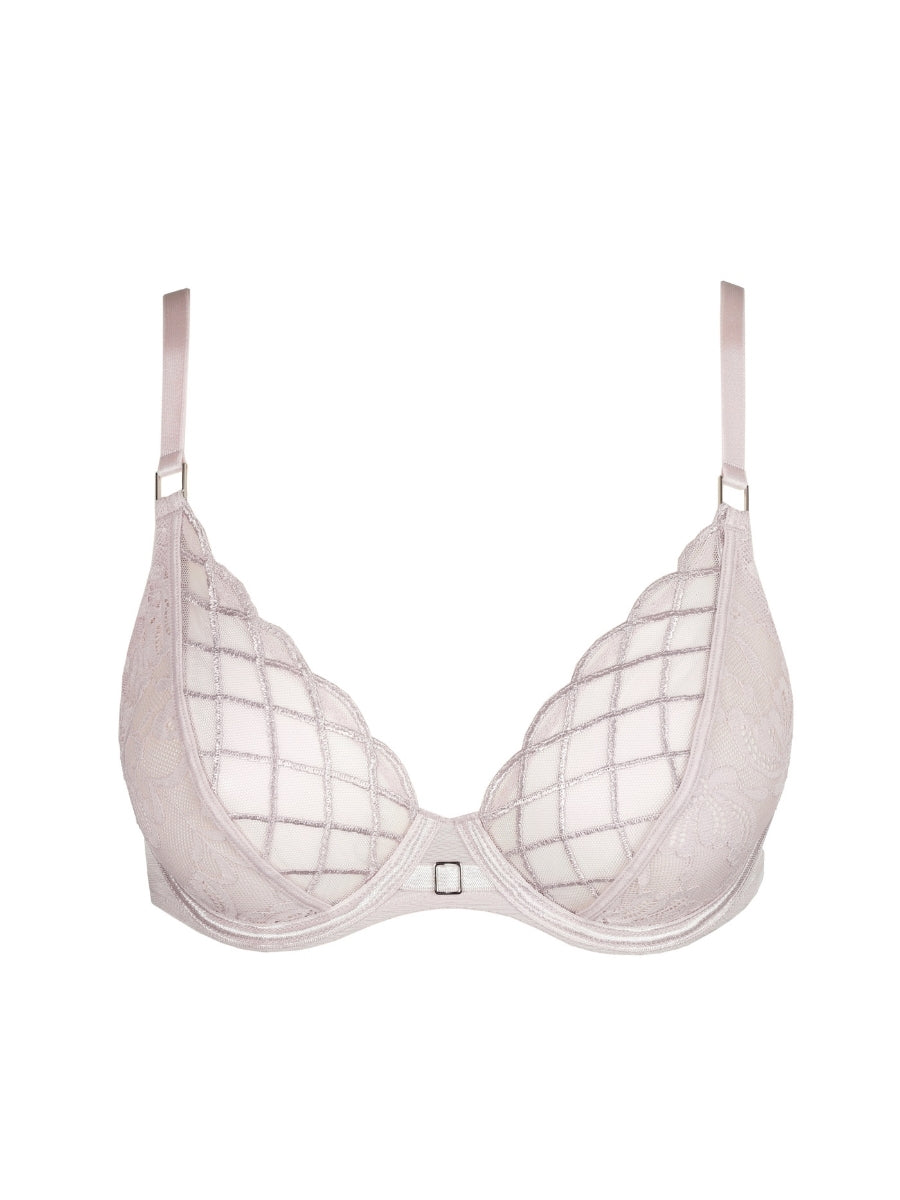 Aven Plunge Bra - Marble