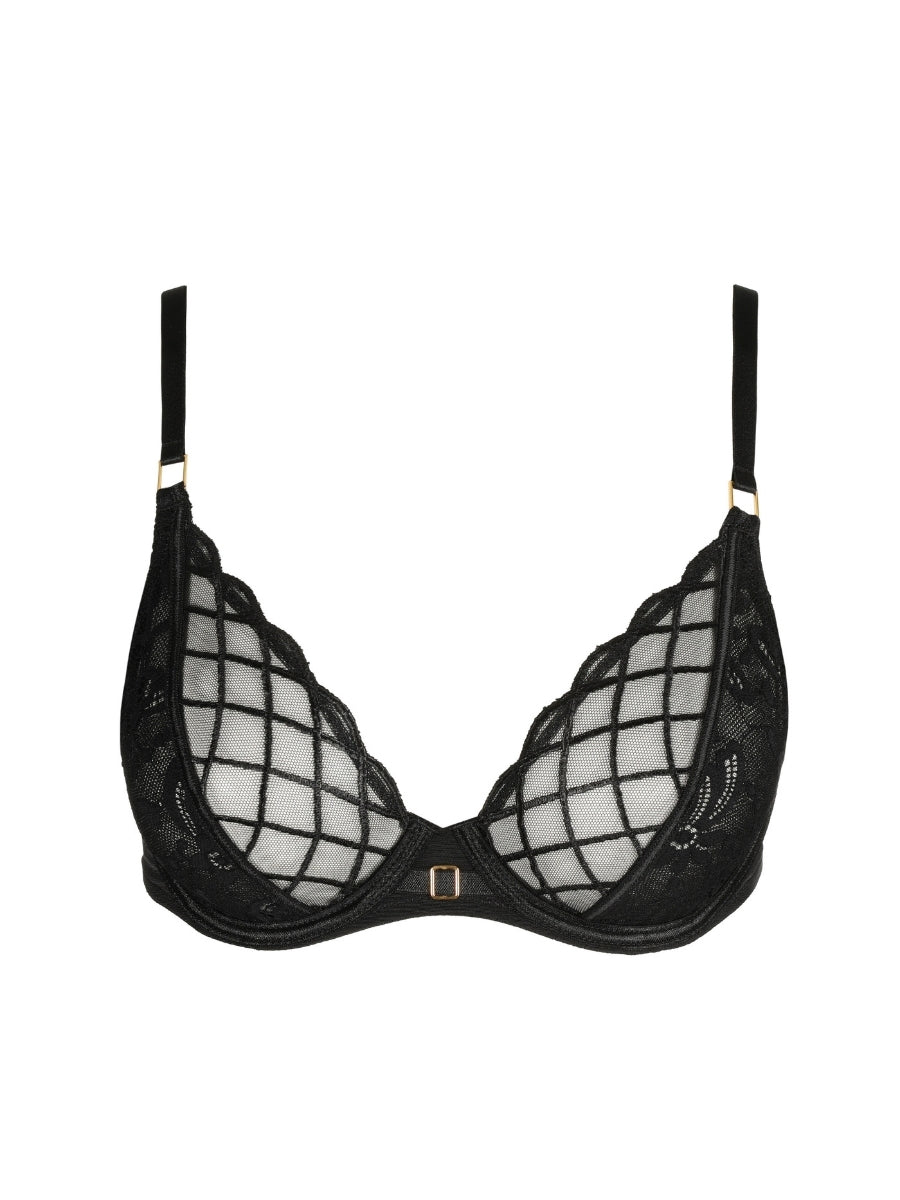 Aven Plunge Bra - Black