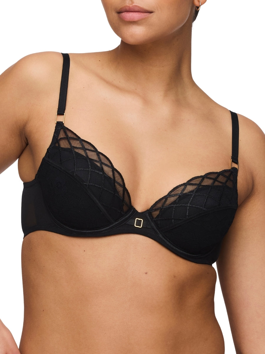 Aven Push Up Bra - Black