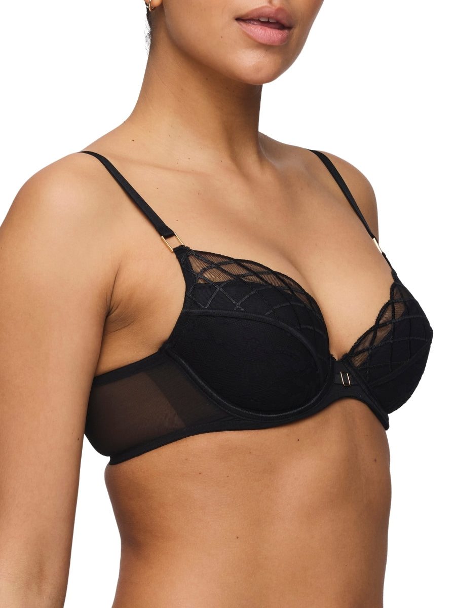 Aven Push Up Bra - Black