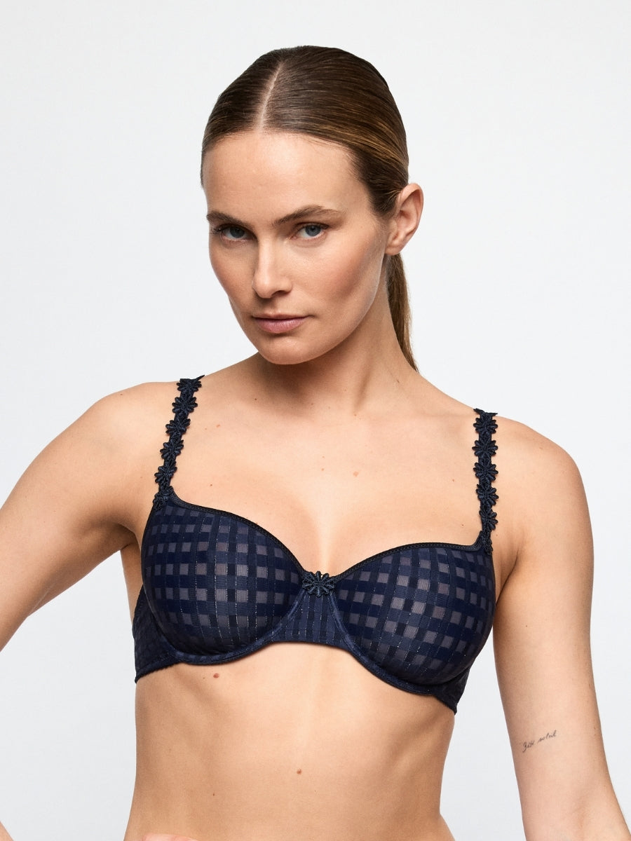 Avero Full Cup Seamless Bra - Velvet Blue