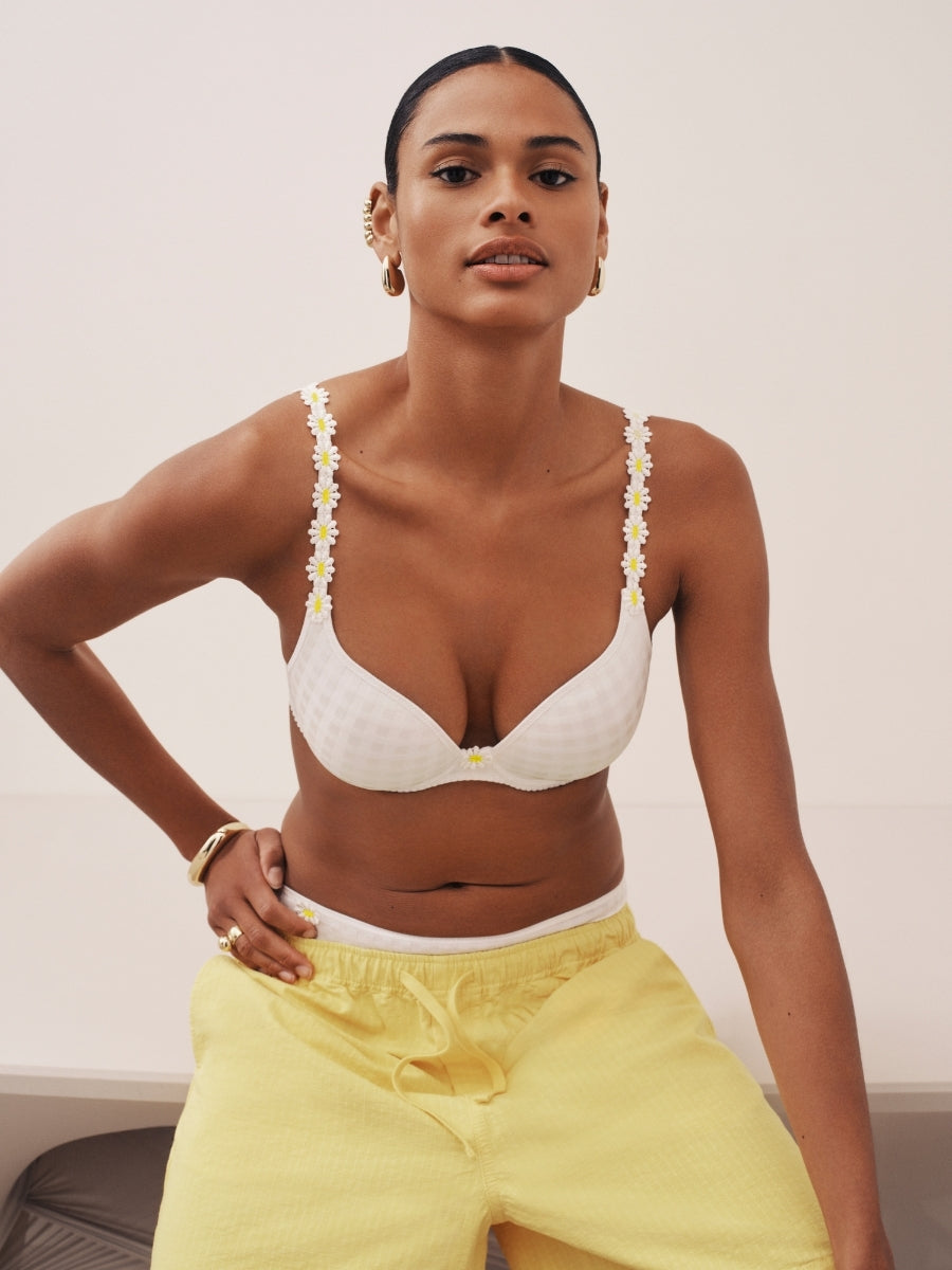 Avero Padded Heartshape Bra - Ivory Petal
