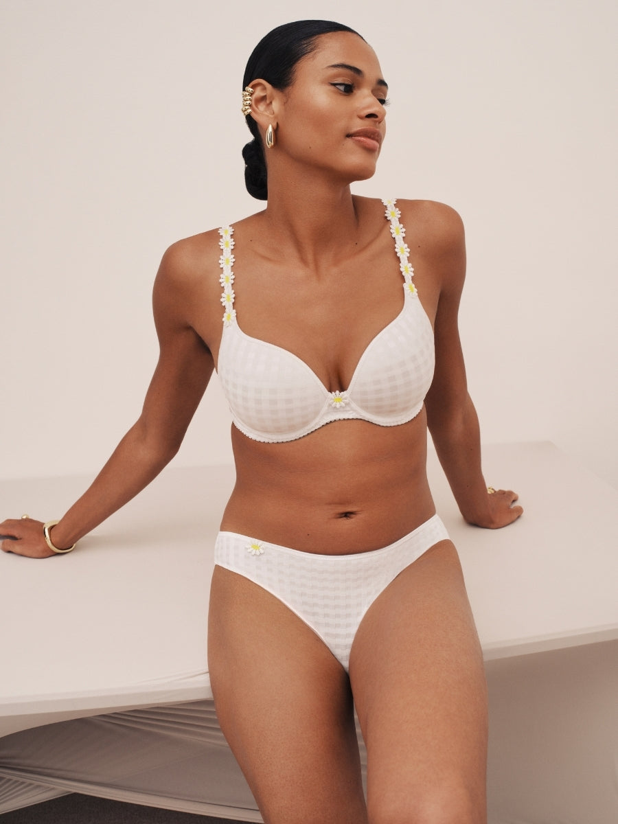 Avero Padded Heartshape Bra - Ivory Petal