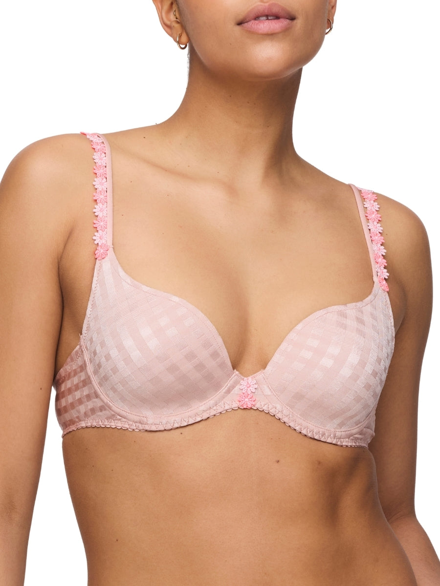 Avero Tiny Padded Heartshape Bra - Powder Rose