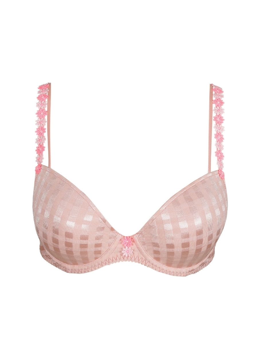 Avero Tiny Padded Plunge Bra - Powder Rose