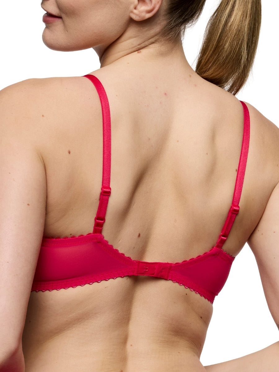 Azelie Padded Heartshape Bra - Raspberry