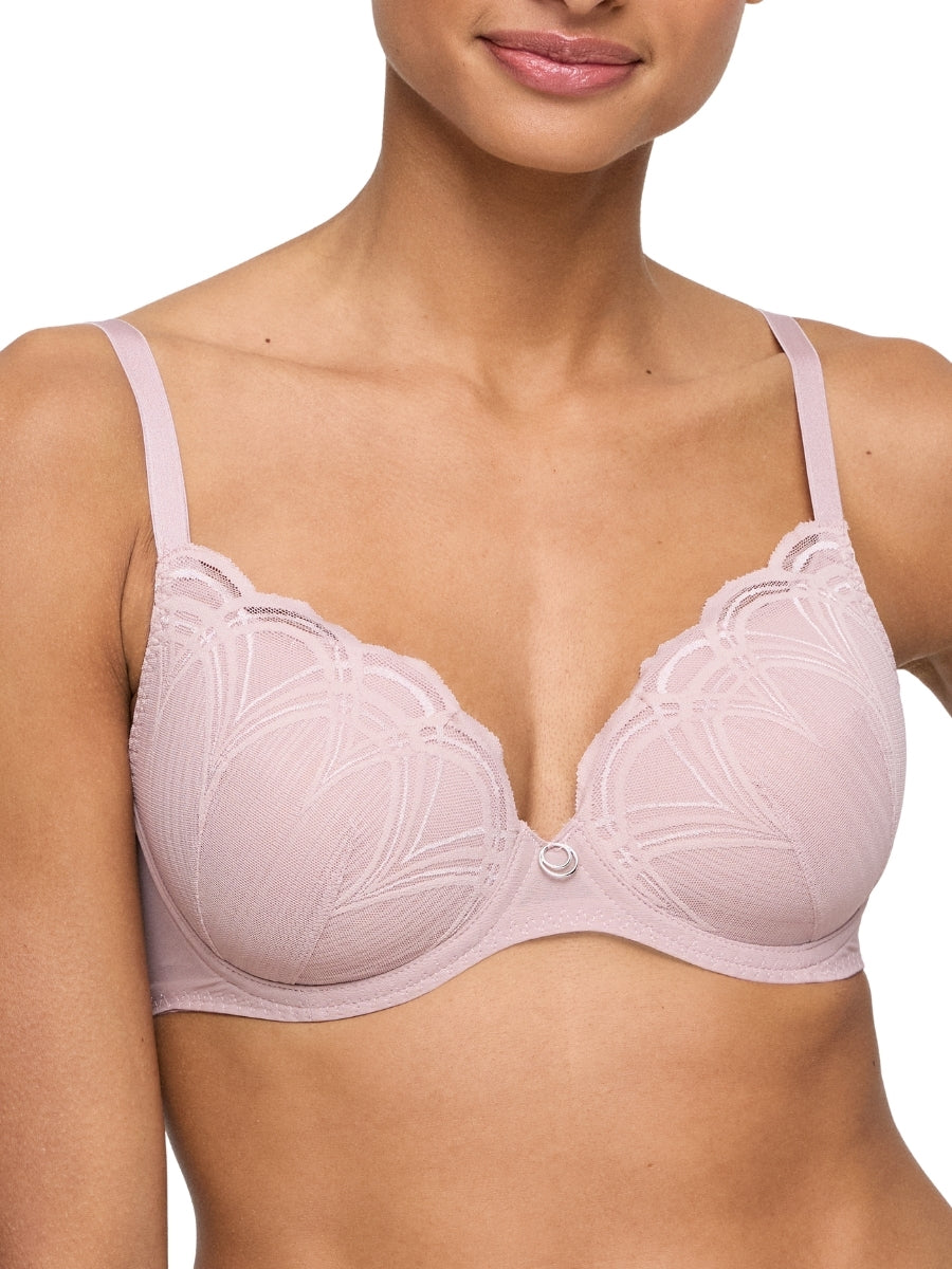 Cathia Padded Heartshape Bra - Bois De Rose