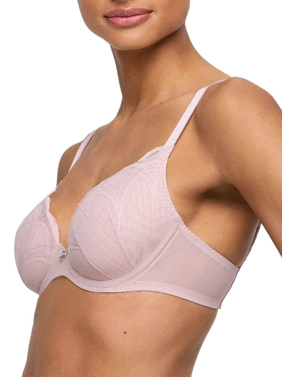 Cathia Padded Heartshape Bra - Bois De Rose