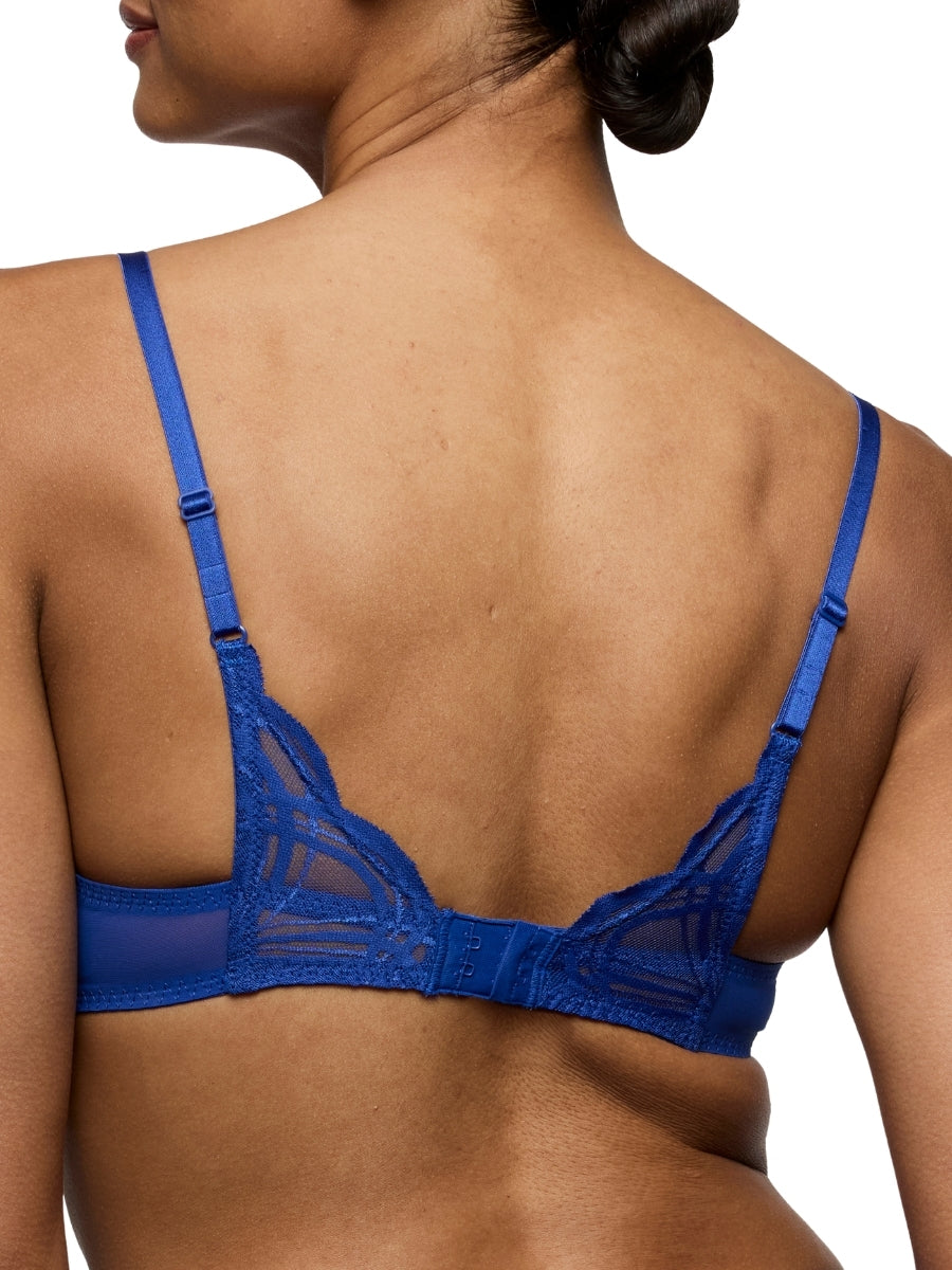 Cathia Push Up Bra - Stylo Blue