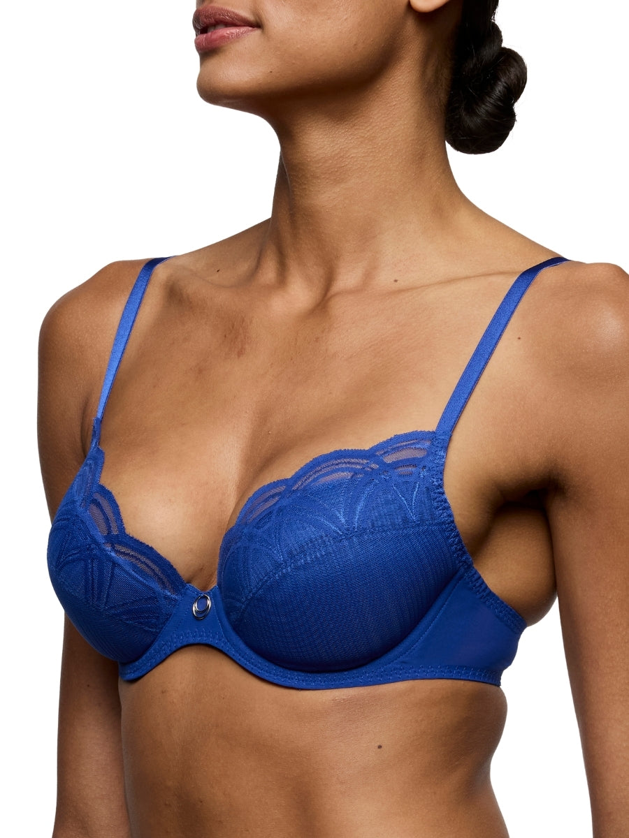 Cathia Push Up Bra - Stylo Blue