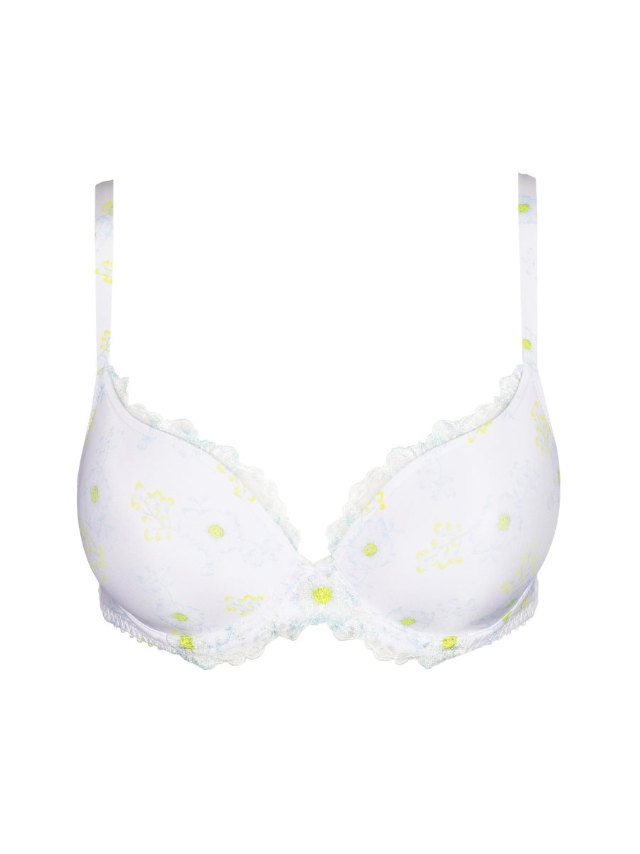 Chen Padded Heartshape Bra - White Yacht